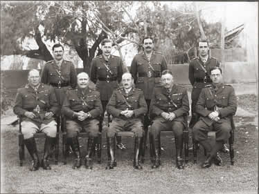 British officers, 2nd Battalion IX Jat Regiment