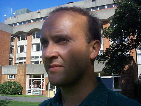 Pete Reynolds at the University of Sussex