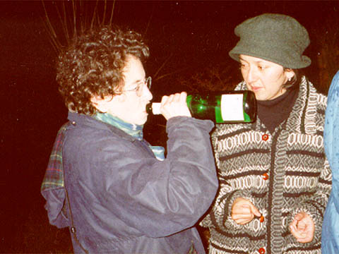 Drinking Champagne